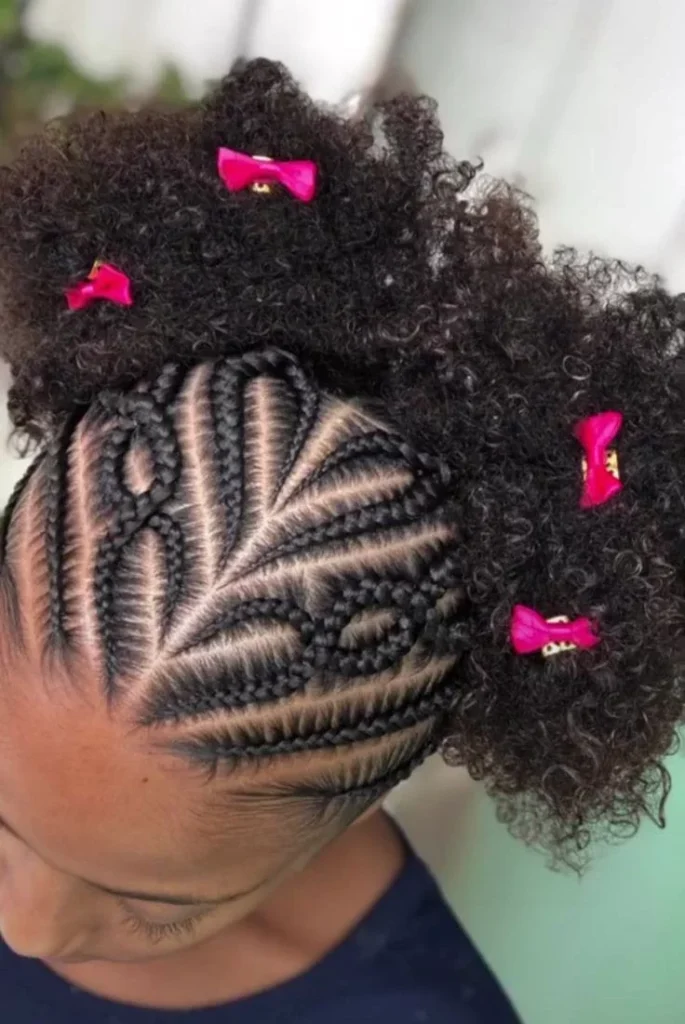 cute kids hair style featuring soft natural curl