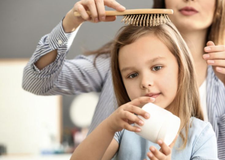 Moisturizing kids hair routine