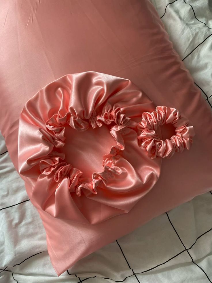 Satin Bonnet with satin pillowcase