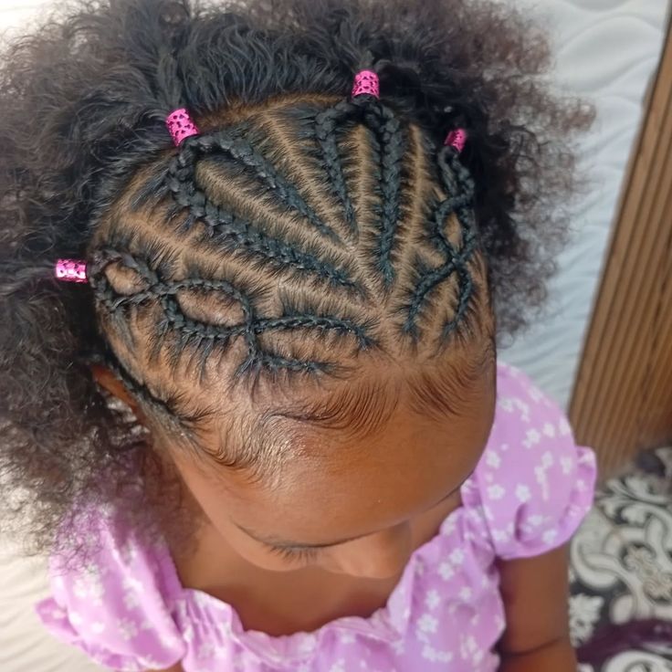 Cross-over cornrows with rows intersecting at angles for a woven effect